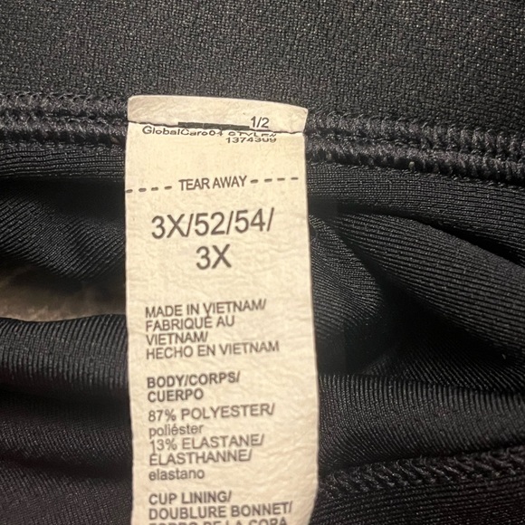 Under Armour Black Sports Bra Plus Size 3X Supportive Activewear - Picture 7 of 7